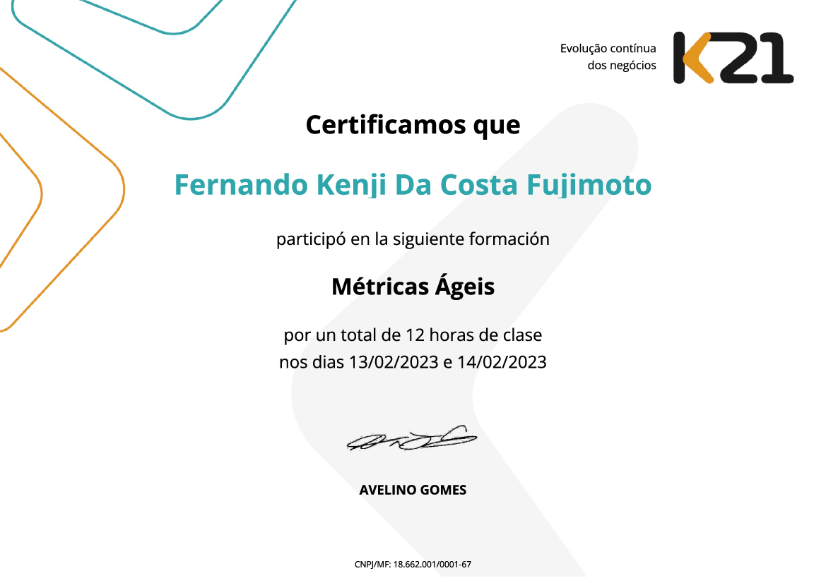 Certificado K21